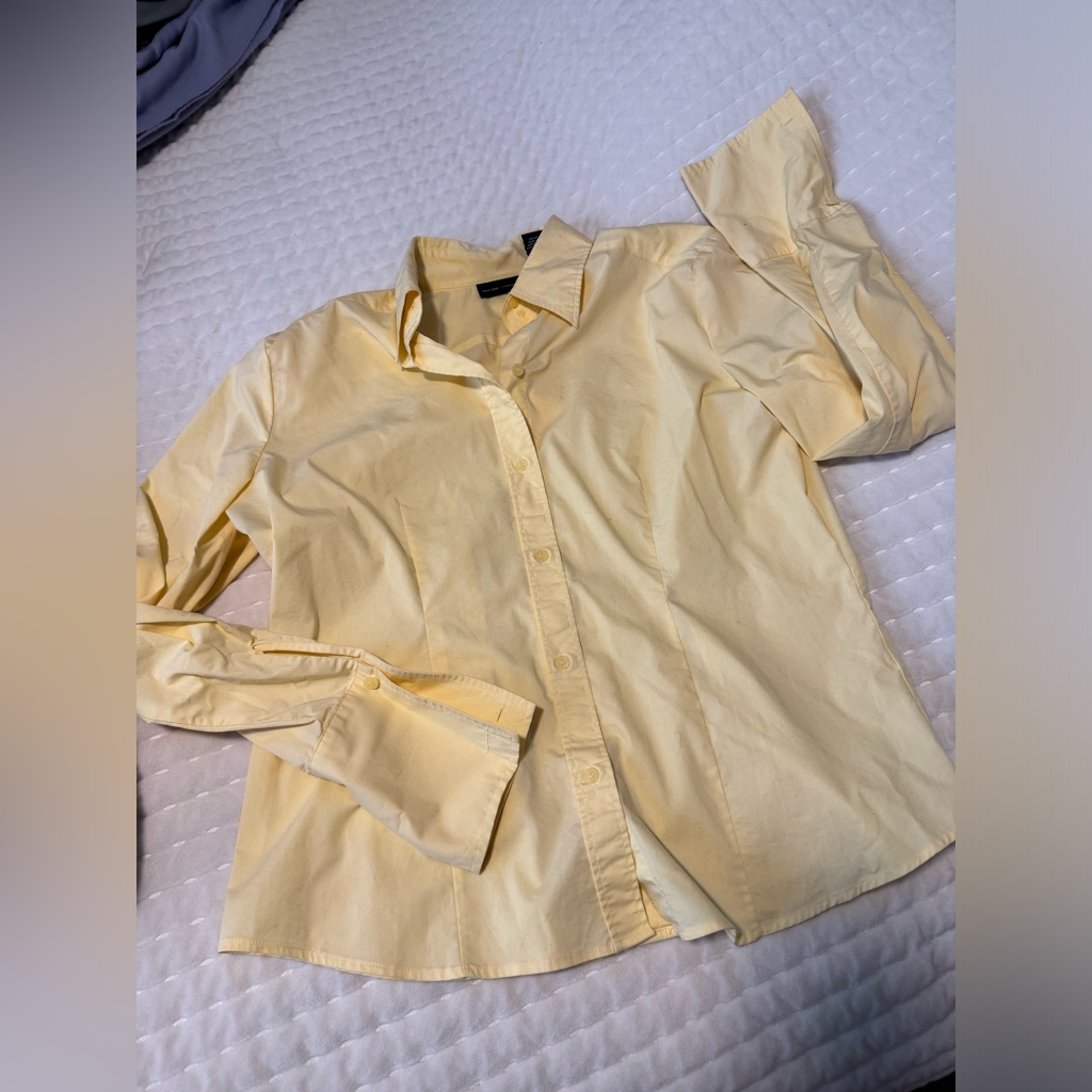 Light Yellow Button Down